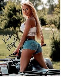 KINDLY MYERS signed autographed SEXY ATV photo at Amazons Entertainment  Collectibles Store