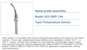 The sensor cable is comprised of two steel conductors protectowire is a fixed temperature digital sensor and is therefore capable of initiating an alarm once its rated activation temperature is reached. Cheap Thermotech 302 Emp 194 Automatic Heat Detector For Fire Detection Buy Heat Detector Thermotech 302 Emp 194 Product On Alibaba Com