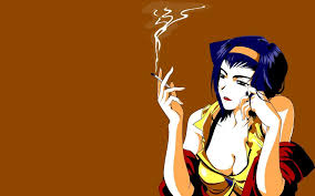 Download for free on all your. Faye Valentine Lipstick Cowboy Bebop Cigarette Blue Hair Anime Wallpaper 1920x1200 573884 Wallpaperup