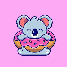 Cute Koala With Big Dessert Cartoon Icon Illustration Animal Food Icon Concept Isolated Flat Cartoon Style In 2021 Cartoon Styles Cartoon Icons Burger Cartoon