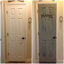 pantry door i base painted it black especially around the raised panels then gray blue and accented w pantry door painted pantry doors kitchen pantry doors