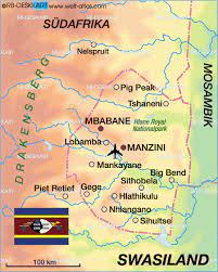 Run 'n fire swaziland ist liegt nordwestlich von mbangweni. Map Of Swaziland Country Welt Atlas De