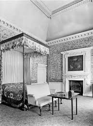 Stripped Bedroom At Wentworth Woodhouse Wentworth Woodhouse Striped Bedroom Hall House