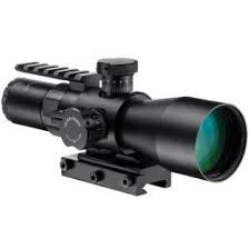 barska 3 9x42 ir contour rifle scope w accessory rail mount 1 4 moa