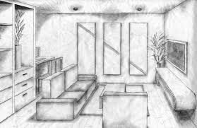 Birds Eye View Drawing Of A Bedroom 5 Project 1 1 Jpg 800 518 Perspective Room One Point Perspective Room One Point Perspective