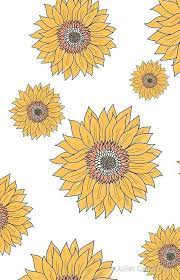 Hand Drawn Sunflowers Yellow Flower Pattern Iphone Case Cover By Juliet Campbell In 2021 Sunflower Artwork Sunflower Illustration Sunflower Drawing