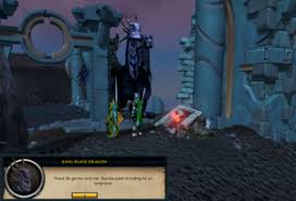 I think the swing link makes a big difference in power. King Black Dragon The Runescape Wiki