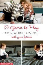 They have loads of different party games to play virtually with friends. 13 No Prep Games To Play Over Facetime Or Skype With Kids