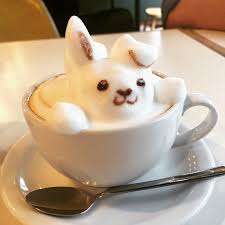 Latte Art 3dラテアートbunny Latte Art Coffee Art Latte Art 3d