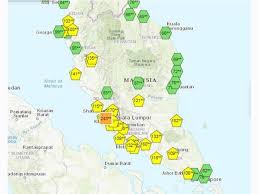 Dengan kejadian gangguan pernapasan akibat. 30 Kawasan Di Semenanjung Sarawak Catat Ipu Sangat Tidak Sihat