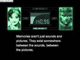 Metal gear solid 2 quotes. Metal Gear Solid Integral Mei Ling Talked About Memories Youtube Metal Gear Solid Quotes Metal Gear Metal Gear Solid