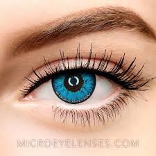 Microeyelenses Com Single Ocean Blue Cosplay Colored Contacts Lens Colorcontactlenses Colored Colored Eye Contacts Contact Lenses Colored Colored Contacts