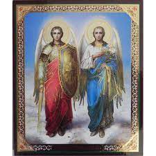 Dincolo de aniversari, ziua de 8 noiembrie are semnificatii profund religioase la care se adauga credintele populare! Icoana Cu Sfintii Arhangheli Mihail Si Gavriil 20 X 24 Cm Manastirea Lipnita