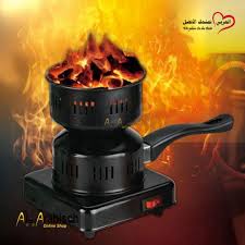ولاعة فحم كهربائية ابو شنب الأصلية 600 واط | العربي