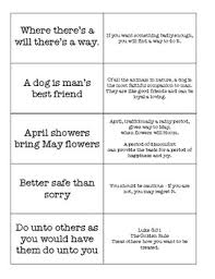 Kindergarten Sayings Phrases Matching Game By Ready Now Consulting