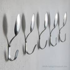Pateres De Cuilleres Diy Wall Hooks Diy Coat Hooks Diy Coat