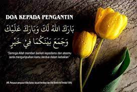 Doa Untuk Pengantin Baru Bahasa Arab Sesuai Sunnah Lengkap Dengan Bacaannya Portal Kudus