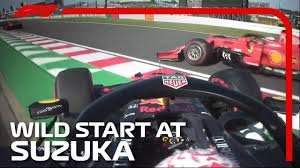 2019 Japanese Grand Prix Wild Start At Suzuka Youtube