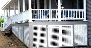 Vinyl Deck Skirting Material White Boards Home Depot Deck Skirting Deck Vinyl Deck