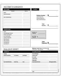The Rich Dad Company Personal Financial Statement Income Statement Financial Statement
