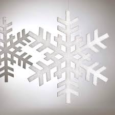 Found an awesome tutorial over at the wikihow site that takes you step by step through the process. 12 X 375mm Hanging Snowflake Decorations The Snow People