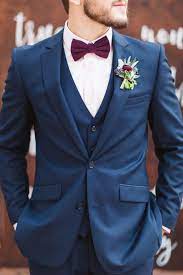 Maybe you would like to learn more about one of these? Navy Blue Suit With Gold Bow Tie Novocom Top