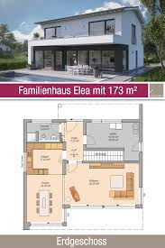Das Einfamilienhaus Elea Verfgt Ber 4 Zimmer Offene Kche Diele Dusche Flur Bad Ankleide Abstellraum Hauswirtscha Family House Floor Plans House Flooring