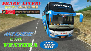 Sensasi menyupir bus bussid sekarang ber. Livery Ans Kasose Ventura Untuk Shd Ori Youtube