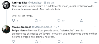 Foi decretado luto oficial no rio de janeiro e seu enterro, acompanhado por uma multidão, atesta a fama alcançada pelo autor. Felipe Neto Critica Machado De Assis Como Leitura Para Jovens Educacao Pleno News