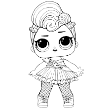 Leuk Voor Kids Kleurplaat Lol Dolls Cool Coloring Pages Unicorn Coloring Pages