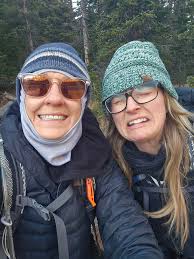 Trail route to island lake and sugar shack