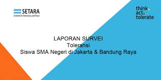 Check spelling or type a new query. Laporan Survei Status Toleransi Siswa Sma Di Jakarta Dan Bandung Raya Setara Institute