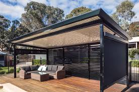 Stratco Roofing Canberra Image Gallery Flat Roof Shed Backyard Patio Bunnings Sheds