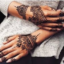 Image De Henna Tattoo And Black Henna Tattoo Designs Henna Tattoo Hand Hand Henna