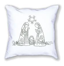 Hand embroidery patterns of 10 cute whimsical nativity themed designs. Redwork Peaceful Night Nativity Embroidery Design Redwork Embroidery Folk Embroidery Redwork Patterns