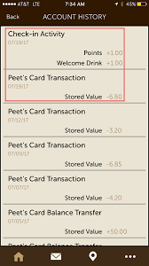 Tap the peet's card icon at the bottom of the screen. Introducing The Peet S Coffee Peetnik Rewards App Free Drink After First Check In