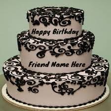 Cake Birthday Images For Best Friend With Name Birthday Wishes To Friend Birthday Wishes For Friends Birthday Wishes Cake Happy Birthday Cake Photo Happy Birthday Cake Images