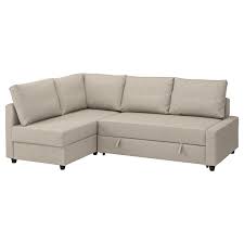 Friheten Eckbettsofa Mit Bettkasten Mit Zusatzlichen Ruckenkissen Hyllie Beige Ikea Osterreich En 2020 Canape Lit Lit Avec Rangement Integre Canape Angle