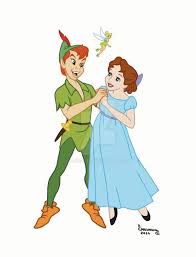 Rob32 Disney Wendy Peter Pan Tinkerbell Peter Pan And Tinkerbell Peter Pan Art Peter Pan Disney