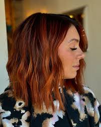 Copper red melt ❤️ @eufora.pro I cannot with your REDS!!! They are SO GOOD!  Color using all @euforainternational Lift: 9 Level Lift Root melt: 5.0 Mids  & ends: 6.6 + 7.44 Lob