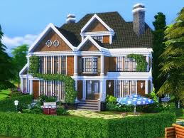 Mychqqq S Newcrest Suburban Sims House Sims 4 House Design Sims 4 Houses