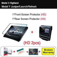 OZPYKAE Matte Screen Protector for Tesla Model Y Juniper & Model 3 Highland