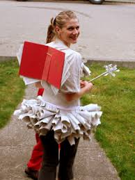 The fairy costume for adults is different in quantityused tissue and the need to create darts on the chest. 15 Easy Book Character Costumes For Teachers