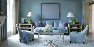 Farbige Wandgestaltung Wandfarbe Taubenblau Wohnzimmer Wohnzimmer Design Wohnzimmer Einrichten Ideen Innenarchitektur