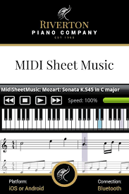Midi Sheet Music Piano App Music App Sheet Music