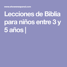 Eso sí, ten paciencia, quizás no siempre funcionen, quizás no les guste todos, quizás deseen jugar un minuto o quizás media hora a un mismo juego. Lecciones De Biblia Para Ninos Entre 3 Y 5 Anos Biblia Para Ninos Lecciones Biblicas Para Ninos Escuela Dominical Para Ninos