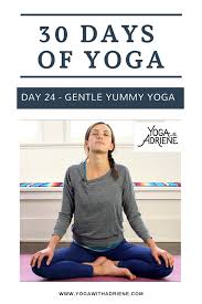 30 Days Of Yoga Day 24 A Quick And Supportive Practice With Extended Savasana Find Balance In Your Yoga Journ 30 Day Yoga Yoga Day Yoga With Adriene
