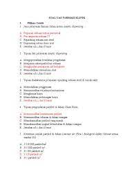 We did not find results for: Soal Pilihan Ganda Suppositoria Dan Jawabannya Peranti Guru