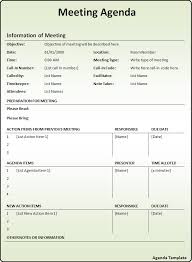 Maybe you would like to learn more about one of these? Agenda Template Free Word Templates