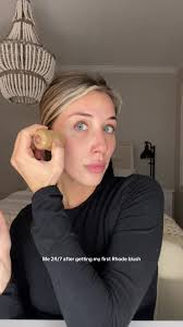 Def worth the hype!! Shade is Toasted Teddy 🧸🤎 #rhodeblush #rhodeskin